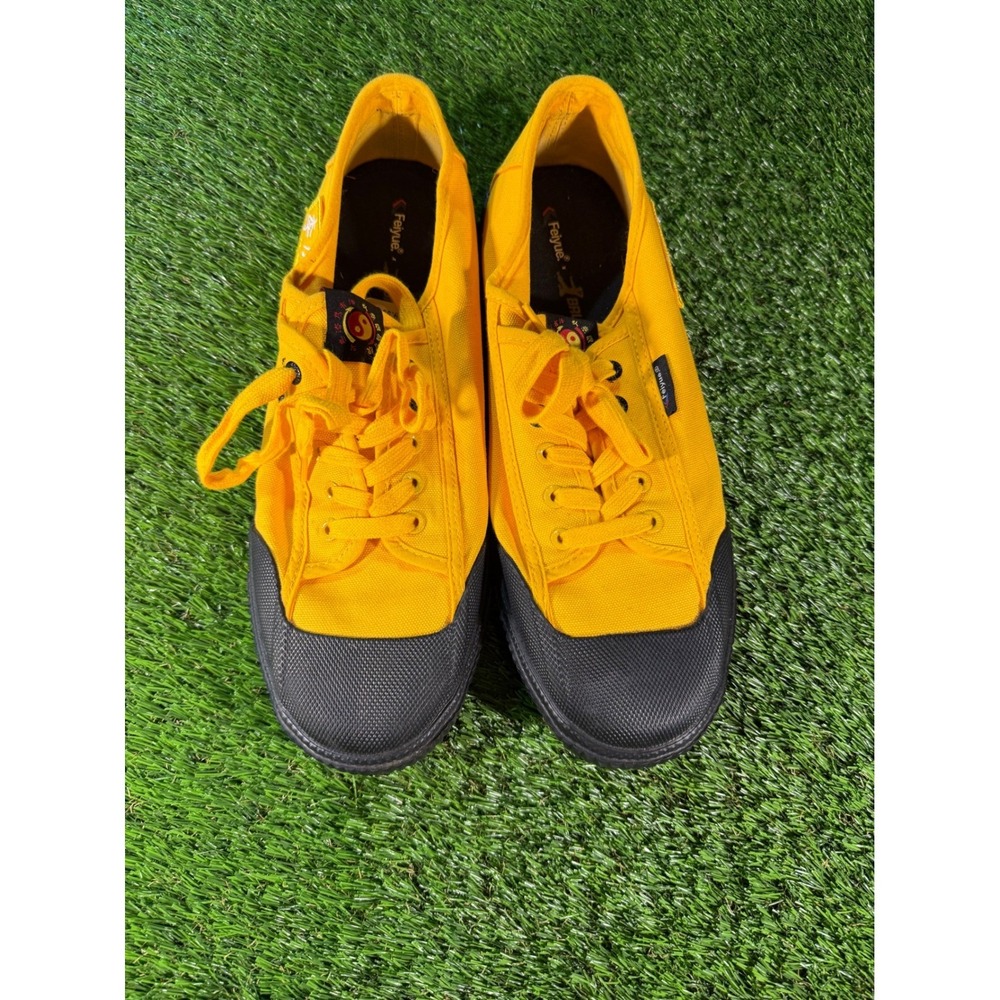 Feiyue Bruce Lee Yellow Canvas Shoes Men US 13 UK 12 EUR 46